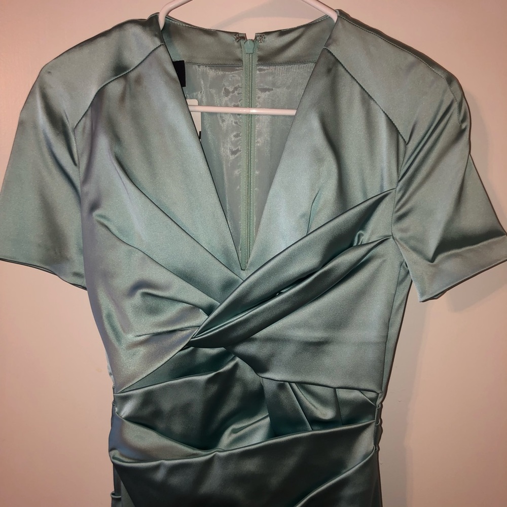 Talbot Runhoff satin midi-dress